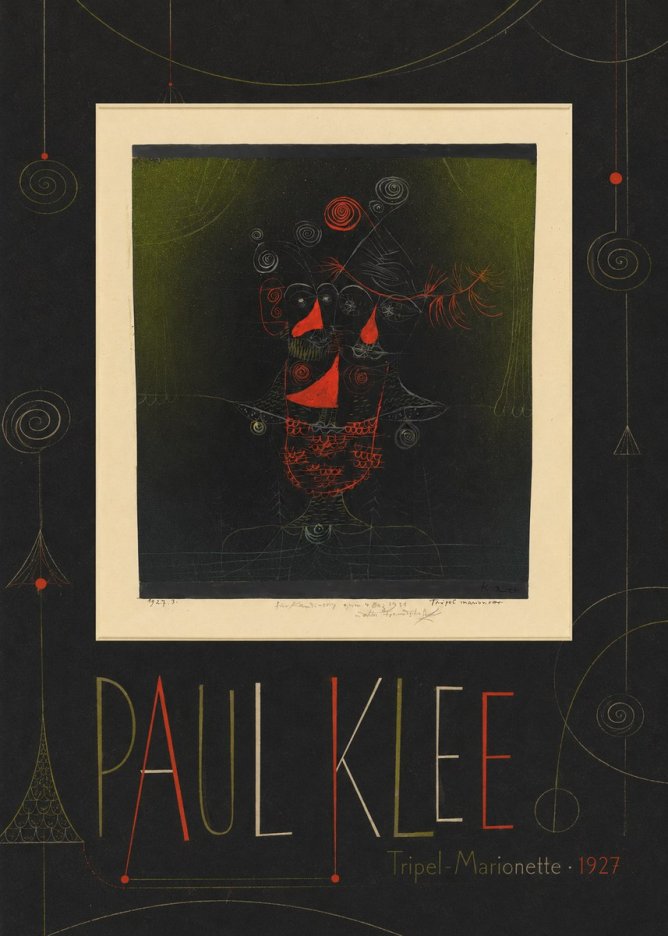 Paul Klee Tripel-marionette No4 - Poszter