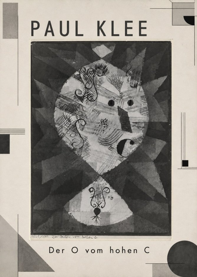 Paul Klee Der O Vom Hohen C No1 - Poszter