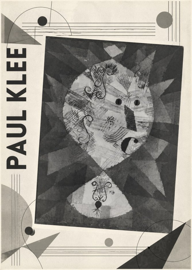 Paul Klee Der O Vom Hohen C No5 - Poszter