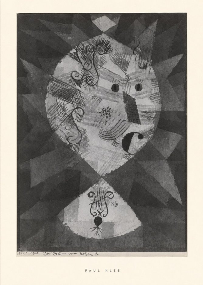 Paul Klee Der O Vom Hohen C No6 - Poszter