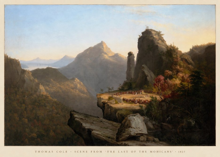 Thomas Cole Scene from 'the Last of the Mohicans' No5 - Poszter
