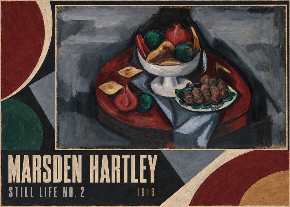 Marsden Hartley Still Life No. 2 No4 - Poszter
