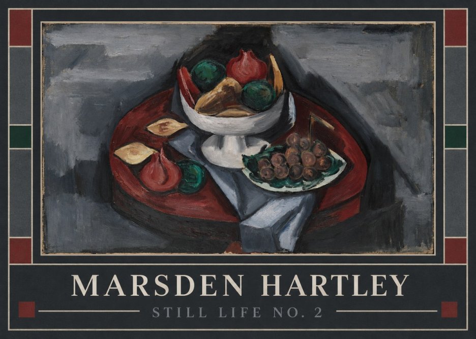 Marsden Hartley Still Life No. 2 No6 - Poszter