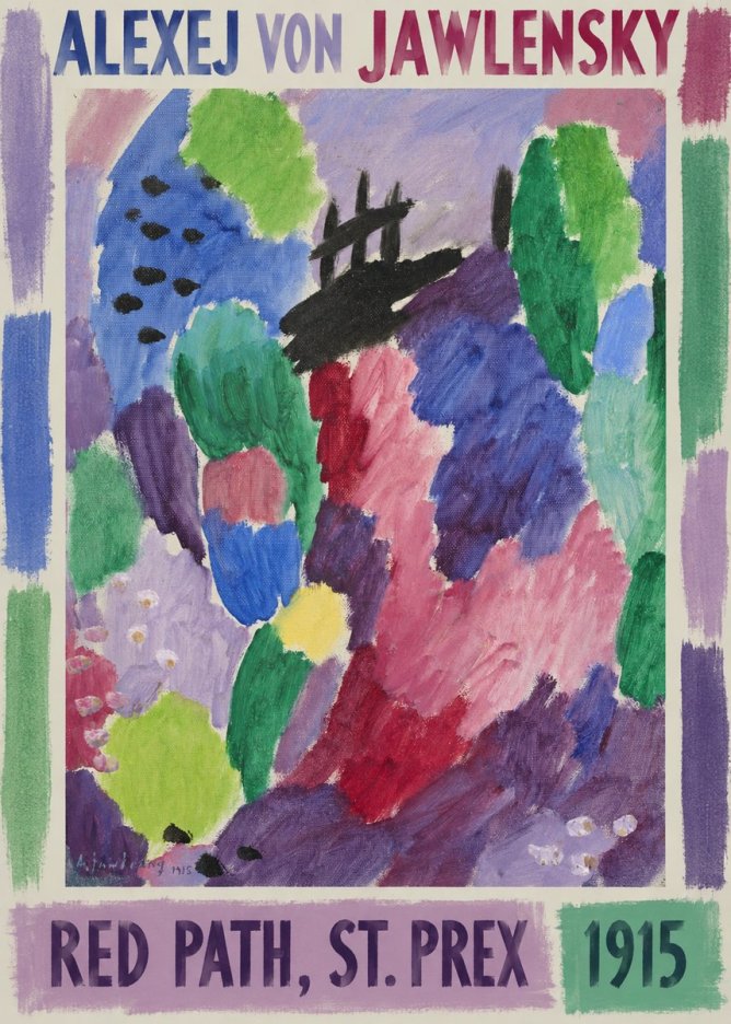 Alexej von Jawlensky Red Path, St. Prex I No1 - Poszter