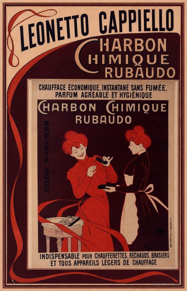 Leonetto Cappiello Charbon Chimique Rubaudo No1 - Poszter