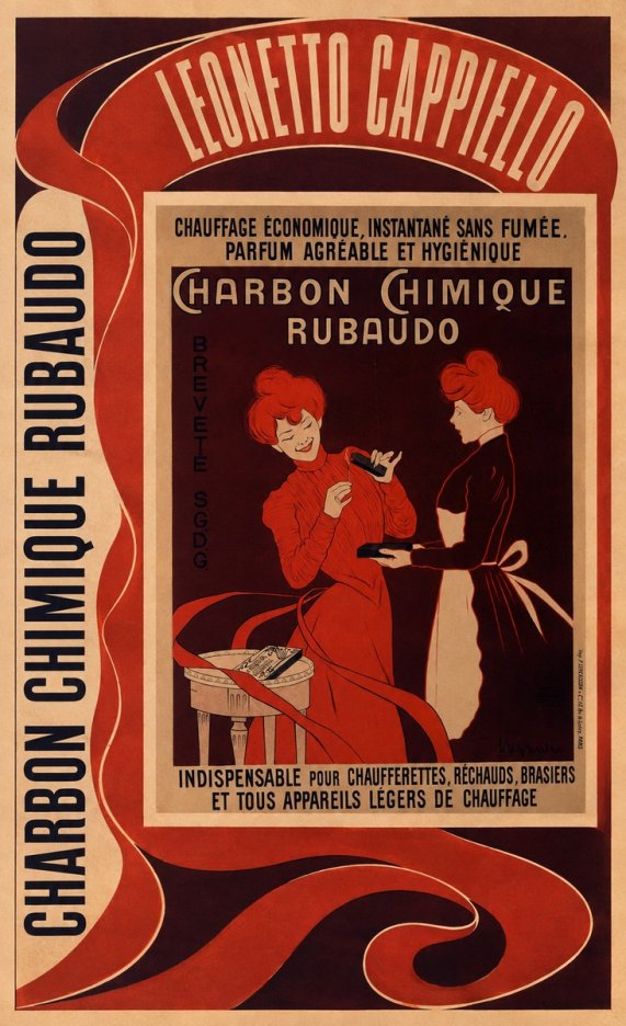 Leonetto Cappiello Charbon Chimique Rubaudo No2 - Poszter
