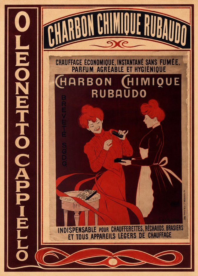 Leonetto Cappiello Charbon Chimique Rubaudo No4 - Poszter