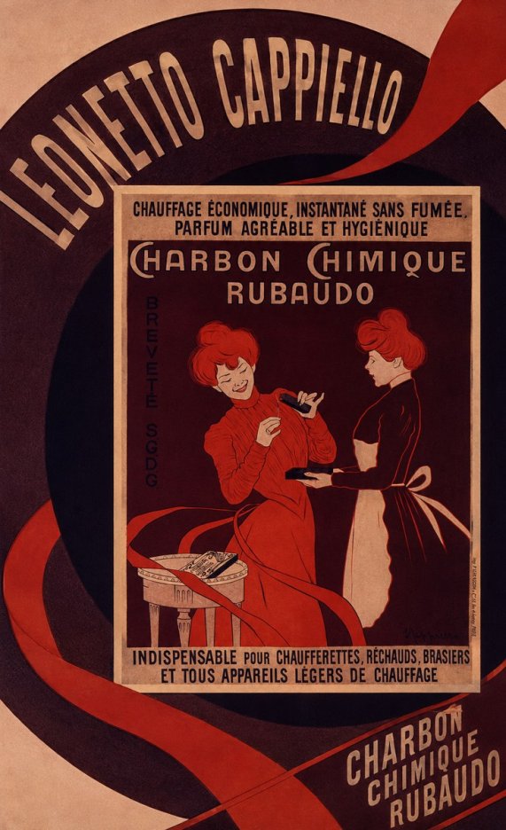 Leonetto Cappiello Charbon Chimique Rubaudo No6 - Poszter