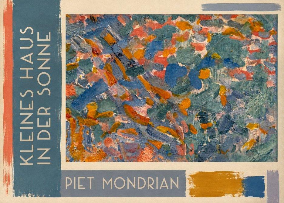 Piet Mondrian Kleines Haus in Der Sonne I No2 - Poszter