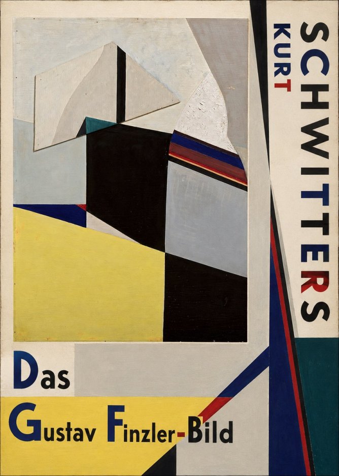 Kurt Schwitters Das Gustav Finzler-bild No4 - Poszter
