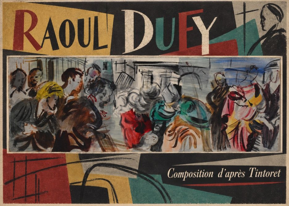 Raoul Dufy Composition D'après Tintoret No4 - Poszter