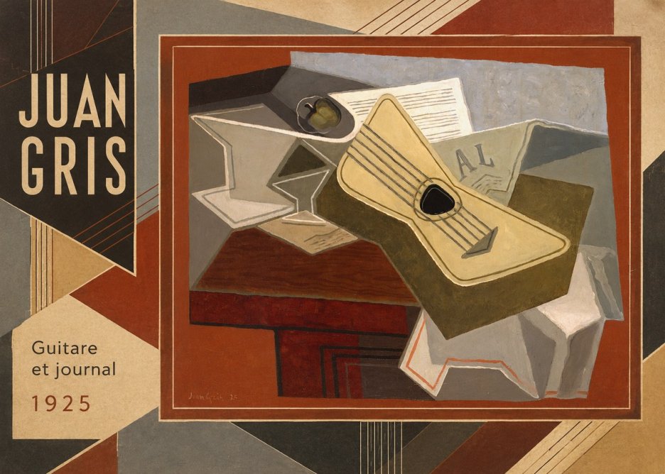 Juan Gris Guitare Et Journal No2 - Poszter