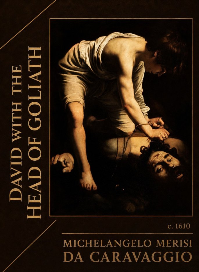 Michelangelo Merisi da Caravaggio David with the Head of Goliath I No2 - Poszter