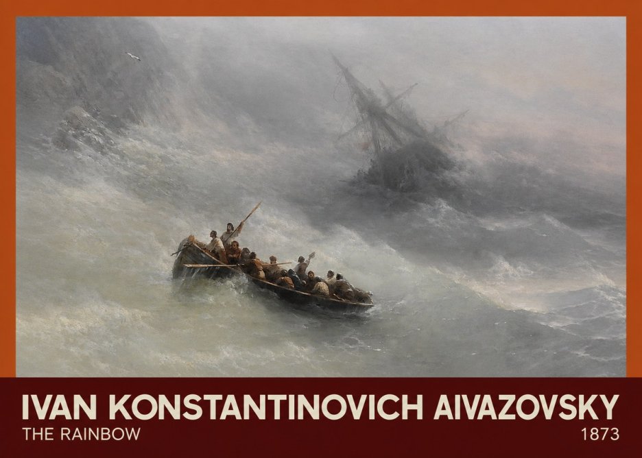 Ivan Konstantinovich Aivazovsky The Rainbow No3 - Poszter