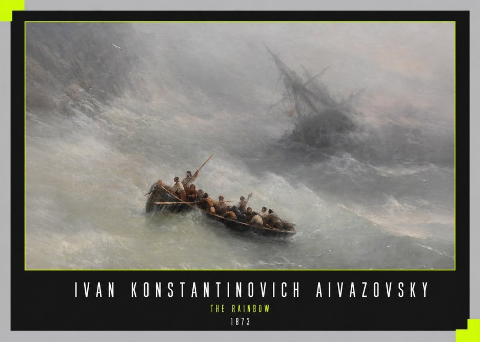 Ivan Konstantinovich Aivazovsky The Rainbow No4 - Poszter