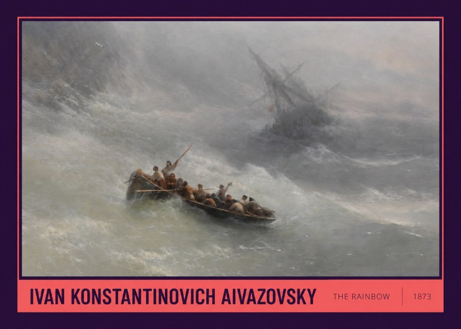 Ivan Konstantinovich Aivazovsky The Rainbow No6 - Poszter