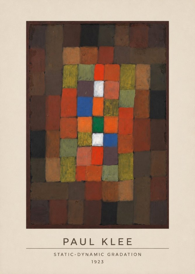 Paul Klee Static-dynamic Gradation No3 - Poszter