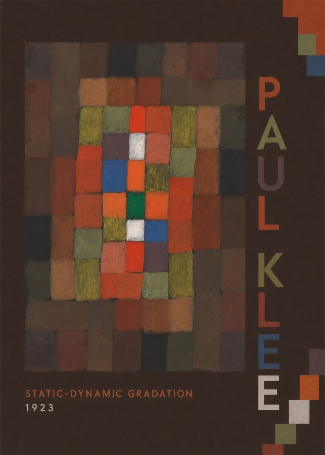 Paul Klee Static-dynamic Gradation No4 - Poszter