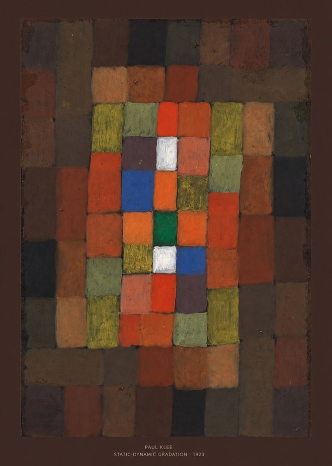 Paul Klee Static-dynamic Gradation No6 - Poszter