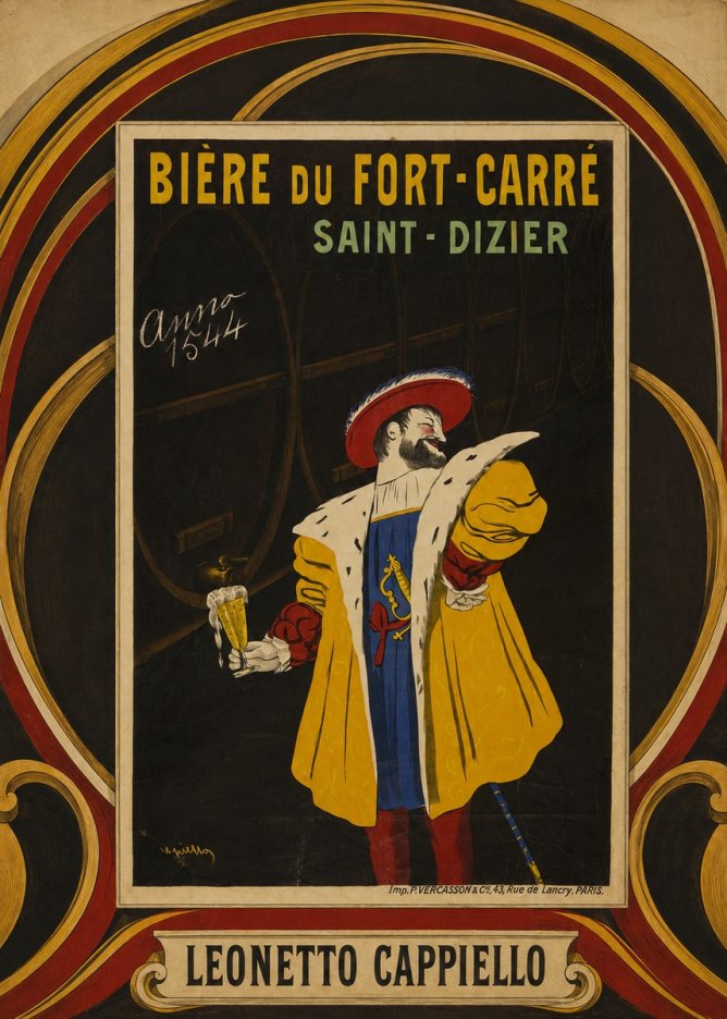Leonetto Cappiello Bière Du Fort-carré Saint-dizier No3 - Poszter