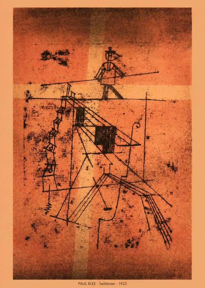 Paul Klee Seiltänzer I No5 - Poszter