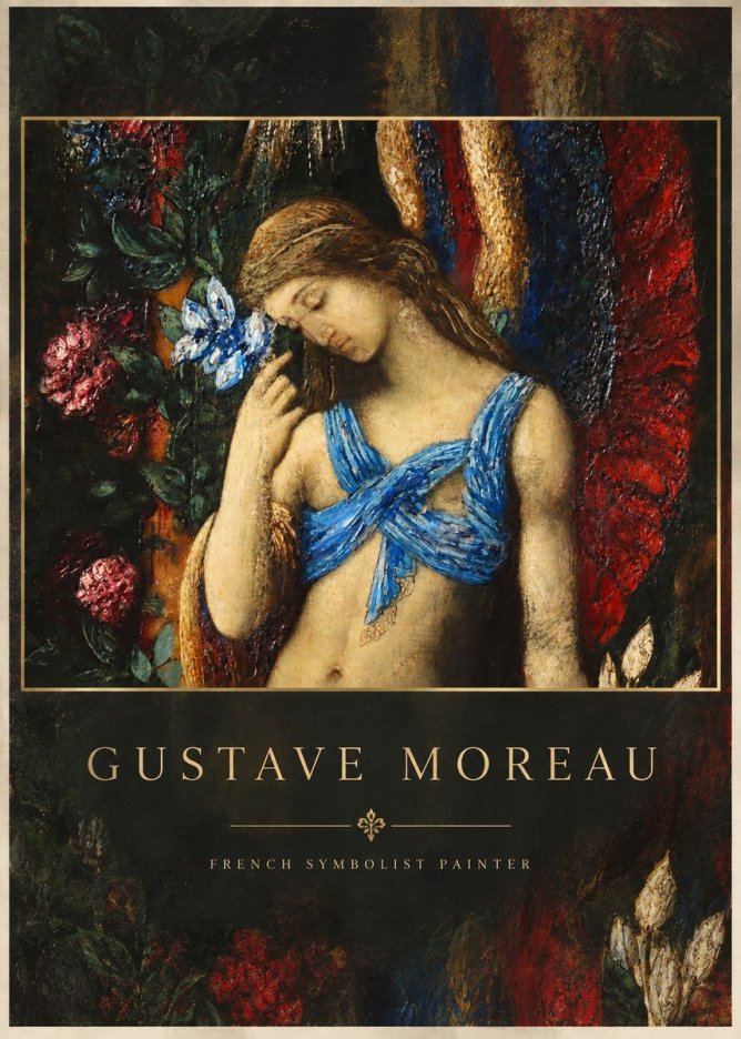 Gustave Moreau The Angel of Death No2 - Poszter