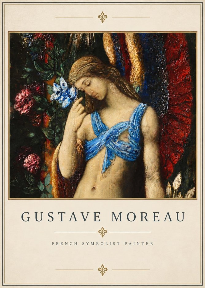 Gustave Moreau The Angel of Death No3 - Poszter