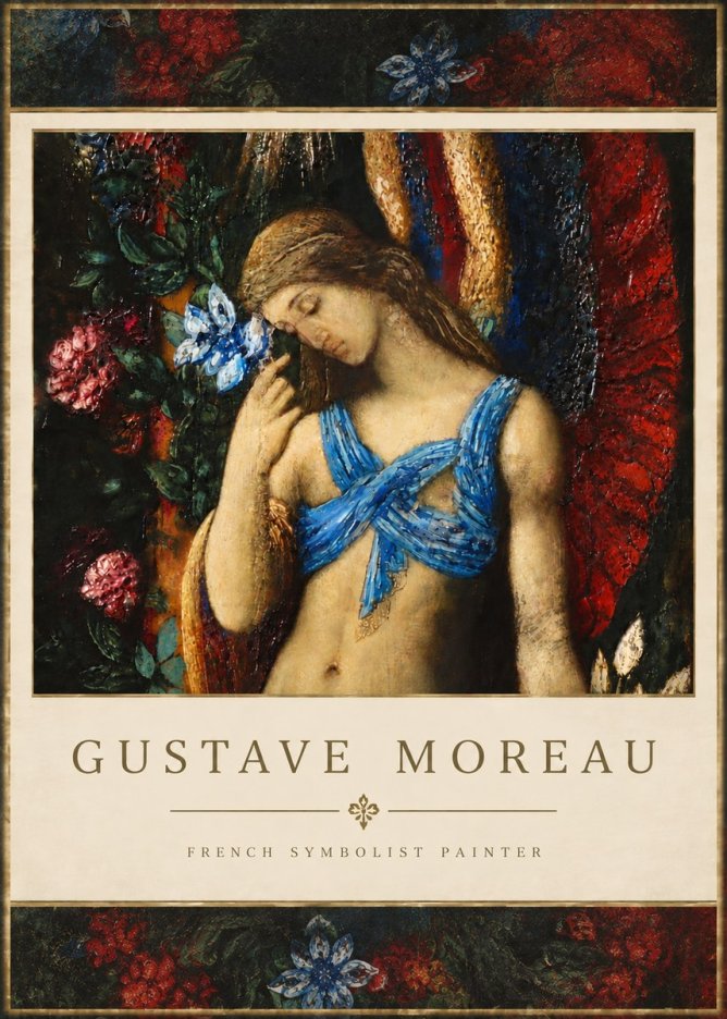 Gustave Moreau The Angel of Death No5 - Poszter