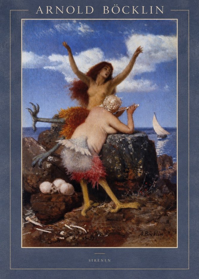 Arnold Böcklin Sirenen No2 - Poszter