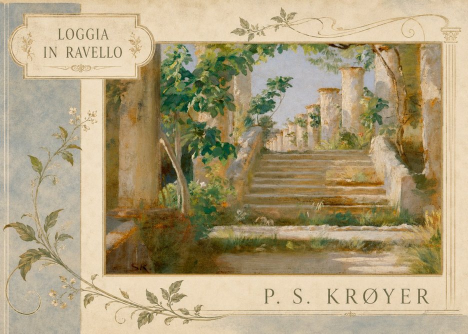 P.S. Krøyer Loggia in Ravello No4 - Poszter