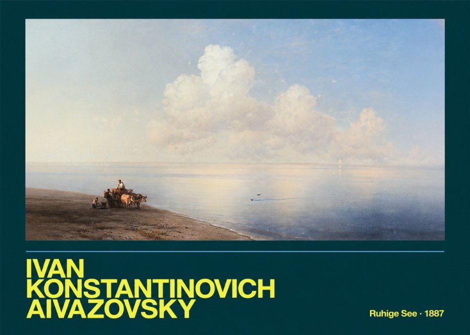 Ivan Konstantinovich Aivazovsky Ruhige See No4 - Poszter