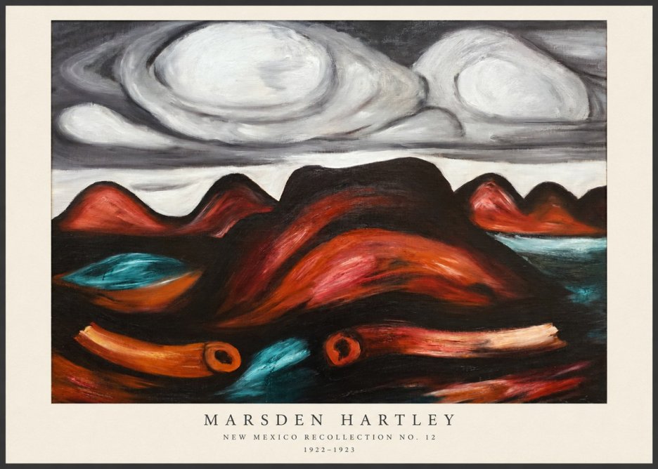 Marsden Hartley New Mexico Recollection No. 12 No6 - Poszter
