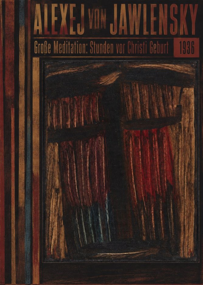 Alexej von Jawlensky Große Meditation: Stunden Vor Christi Geburt No5 - Poszter