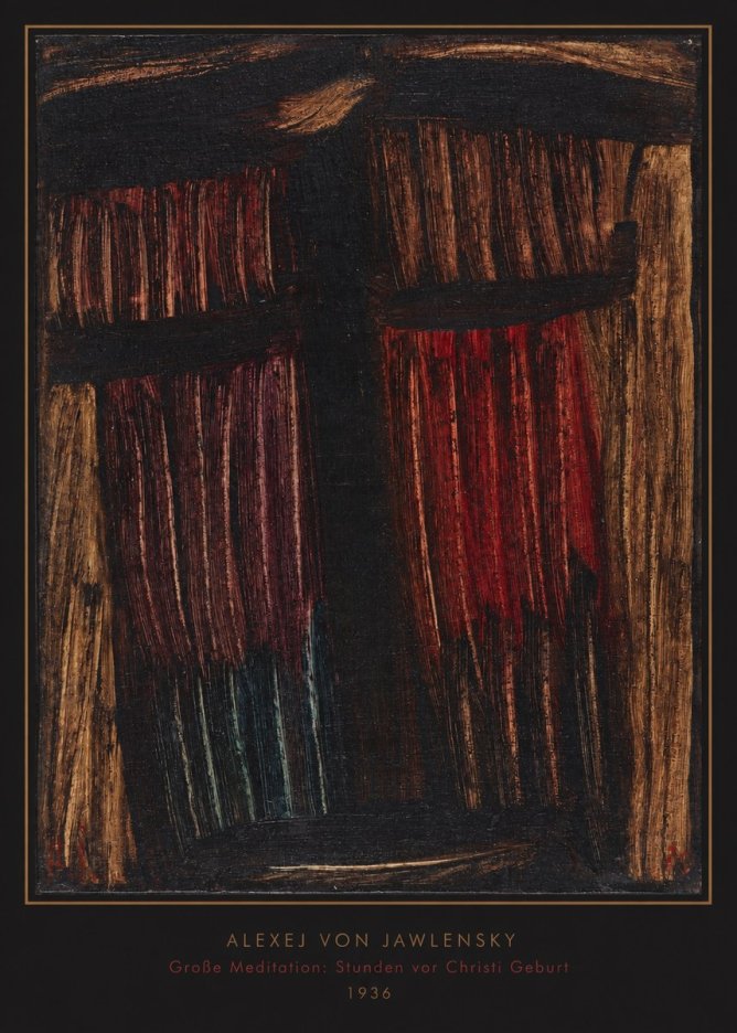 Alexej von Jawlensky Große Meditation: Stunden Vor Christi Geburt No6 - Poszter