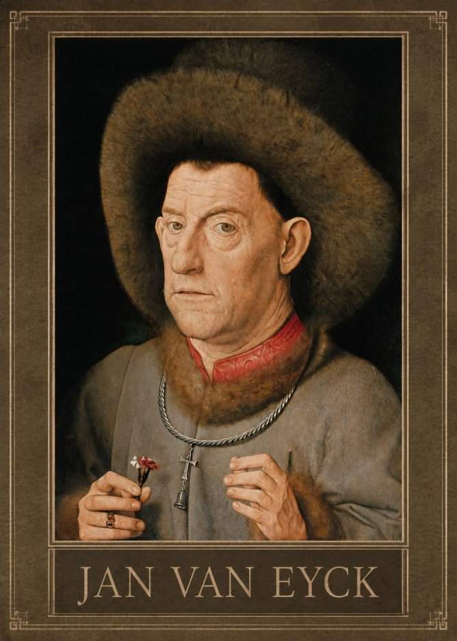 Jan van Eyck Jan Van Eyck No3 - Poszter