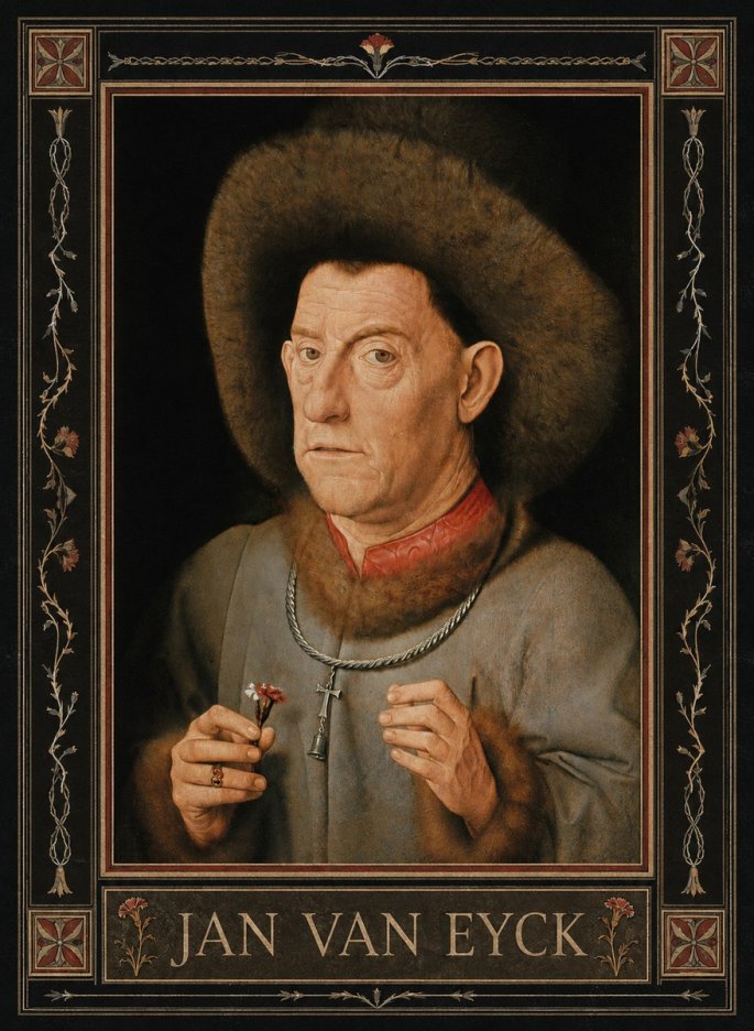 Jan van Eyck Jan Van Eyck No4 - Poszter