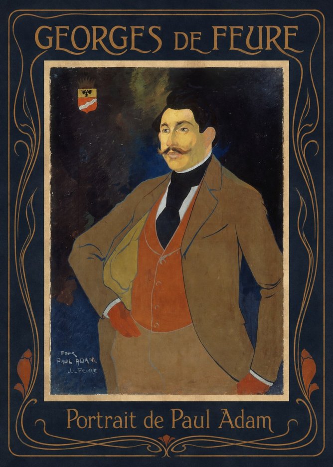 Georges de Feure Portrait De Paul Adam No1 - Poszter
