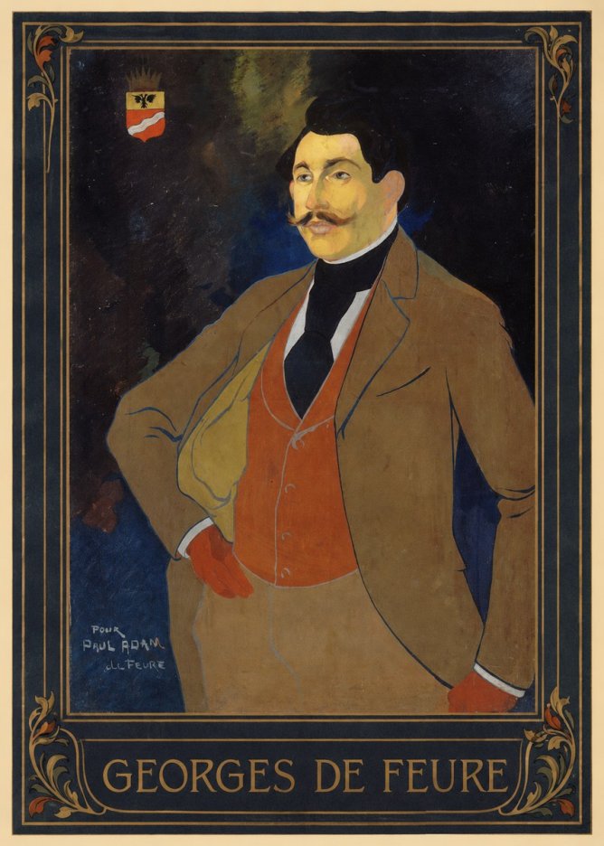 Georges de Feure Portrait De Paul Adam No3 - Poszter