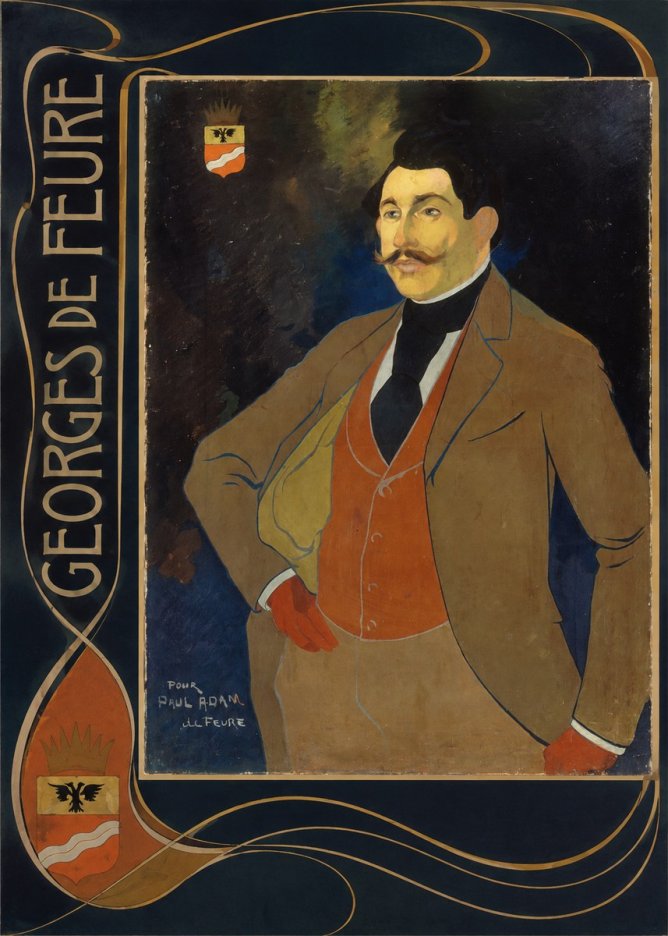 Georges de Feure Portrait De Paul Adam No5 - Poszter