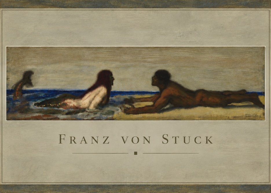 Franz von Stuck Mermaids No4 - Poszter