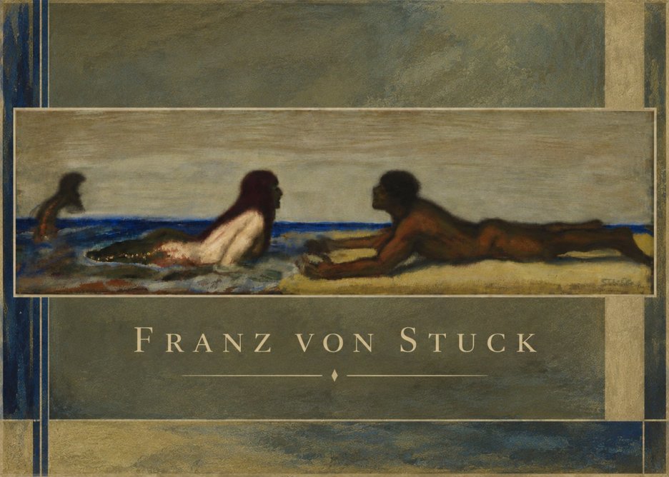 Franz von Stuck Mermaids No6 - Poszter