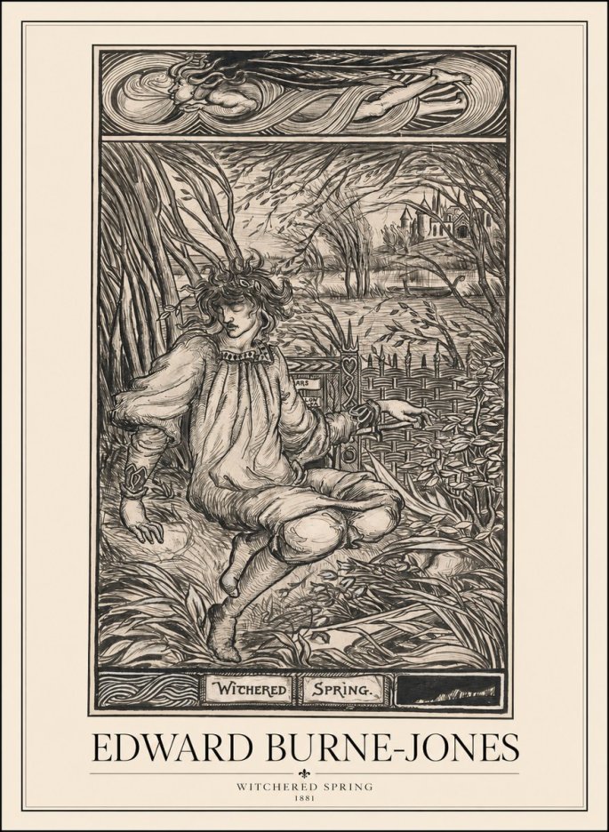 Edward Burne-Jones Withered Spring No1 - Poszter