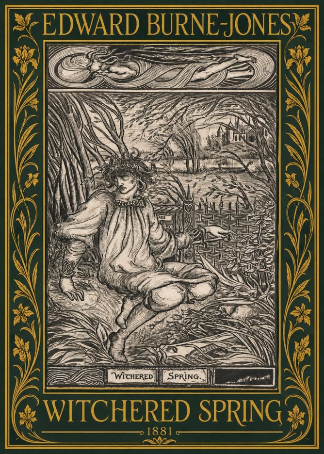 Edward Burne-Jones Withered Spring No2 - Poszter