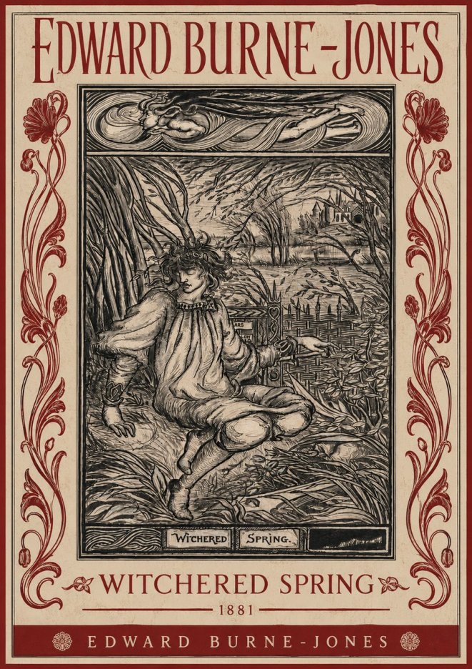 Edward Burne-Jones Withered Spring No4 - Poszter