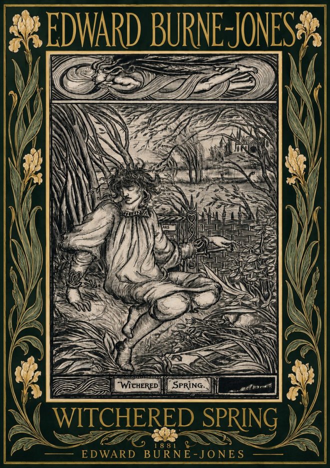 Edward Burne-Jones Withered Spring No6 - Poszter