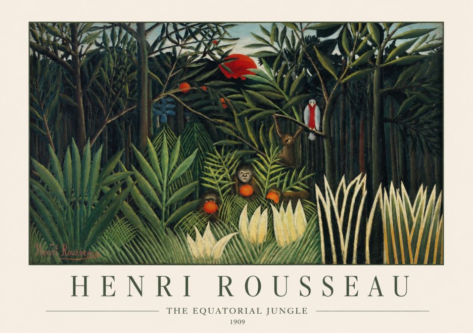 Rousseau The Equatorial Jungle I No1 - Poszter