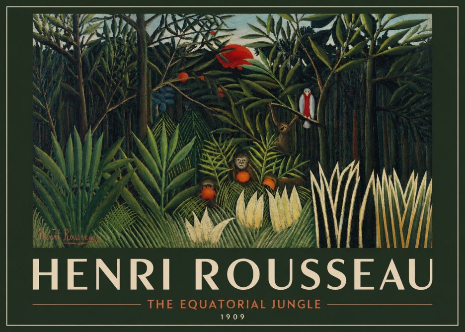 Rousseau The Equatorial Jungle I No2 - Poszter