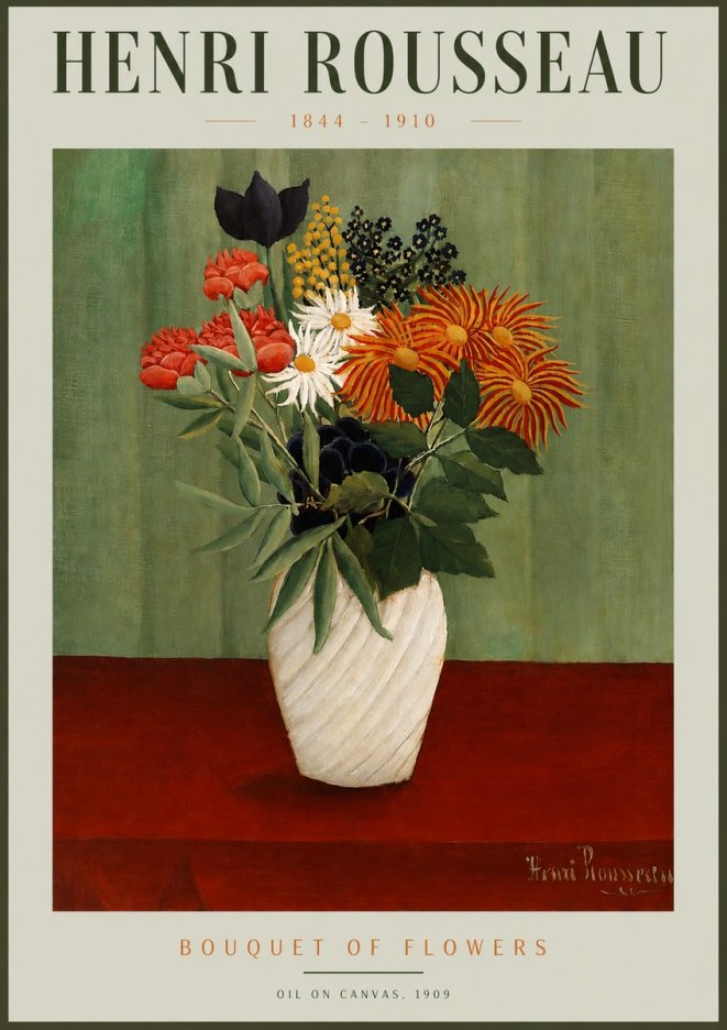Rousseau Bouquet of Flowers No2 - Poszter