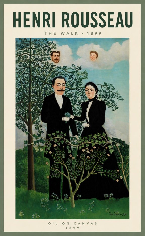 Rousseau The Walk No4 - Poszter