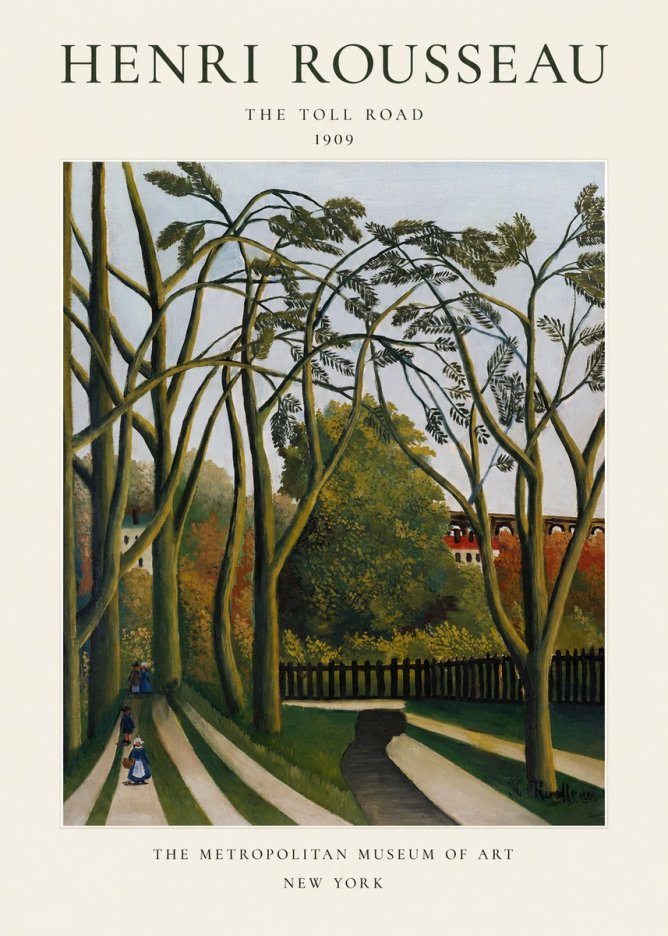 Rousseau The Toll Road No1 - Poszter